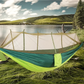 2 Person Hammock with Mosquito Net Portable Hanging High Strength Fabric Sleeping Swing Outdoor Camping Garden Furniture Bed