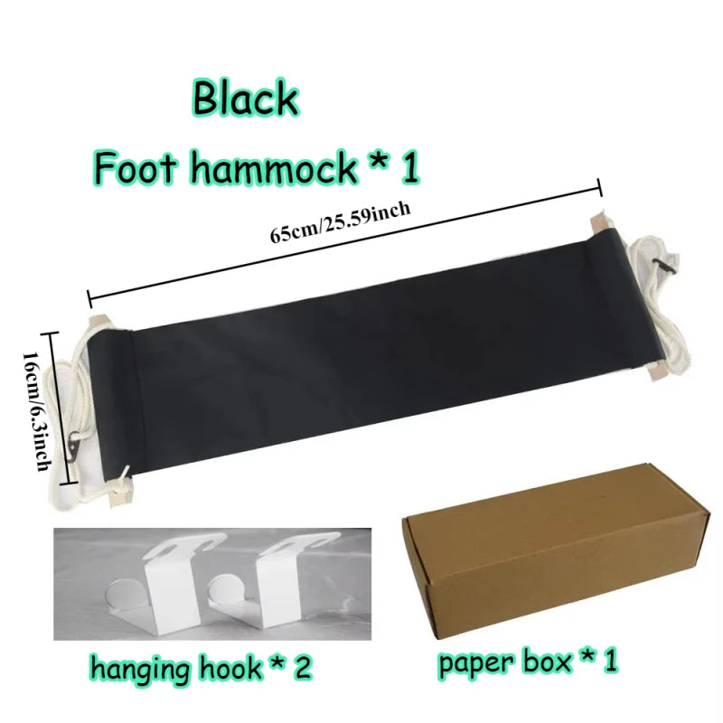 Portable Foot Hammock Desk Rest Foot Hanger Hanging Lazy Casual Desk Rest Foot Put Feet Swing Footrest Leisure Home Camping