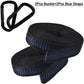 2pcs Hammock Straps Special Reinforced Polyester Straps 5 Ring High Load-Bearing Barbed Hammock Straps For Outdoor Camping