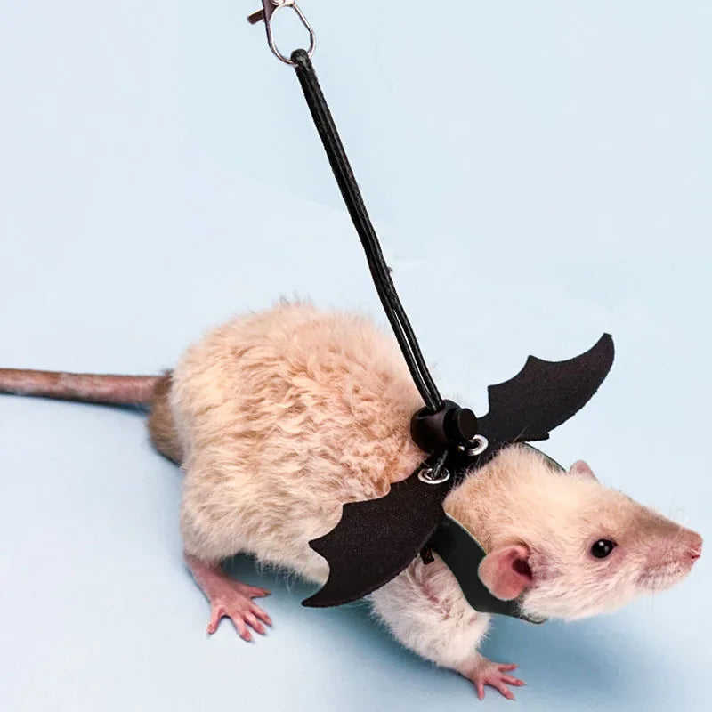 Anti Escape and Anti Bite Rope Small Animal Hamster Traction Rope Strap Hamster Flower Branch Rat Leash Hamster Traction Rope