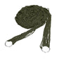 Portable Outdoor Sport Hammock Simple Camping Hammock Mesh Net for Garden Beach Yard Travel Garden Swing Hanging Bed