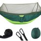 290*140 Hammock with Anti-mosquito Outdoor Double Nylon Parachute Cloth Camping Mosquito Net Quick Open Hammock Control Hammock