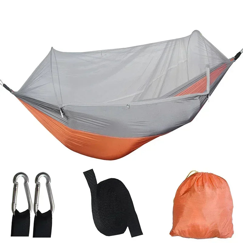 Outdoor Camping Hammock Double Large Size With Mosquito Net Sleeping Tent Hammocks Outdoor Furniture Bed Sleeping Hammock Tent