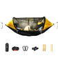 Nylon Fabric Outdoor Camping Hammock Large Space Anti-rollover Mosquito Net Hammocks Wear-resistant 200KG Load-bearing Hammock