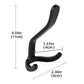 Wall Hook Towel Hanger Clothes Coat Hook Bedroom Robe Hook Livingroom Bathroom Kitchen Hanging Bag Key Hat Metal Hooks