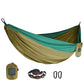 Hammock High Strength Parachute Fabric Portable Hanging Bed Outdoor Single Person Camping Hammock Nylon Color Matching Hammock