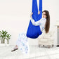 1.5*2.8m Elastic Swing Hammock Indoor and Outdoor (Including Fixing Hardware) Elastic Swing Adjustable Aerial Yoga Adult Healing Hammock Swing Set, Elastic Fabric Hammock. Embrace the Swing, a Hanging Swing Hammock, Suitable
