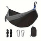 Outdoor Lightweight Nylon Camping Hammock with Hanging Straps Perfect for Backpacking Travel Beach Yard and Garden