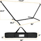 Double Hammock with Steel Stand  Outside Garden Yard Outdoor Camping 2 People Standing Hammocks and  Carrying Bag