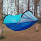 Nylon Fabric Outdoor Camping Hammock Large Space Anti-rollover Mosquito Net Hammocks Wear-resistant 200KG Load-bearing Hammock