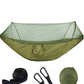 290*140 Hammock with Anti-mosquito Outdoor Double Nylon Parachute Cloth Camping Mosquito Net Quick Open Hammock Control Hammock