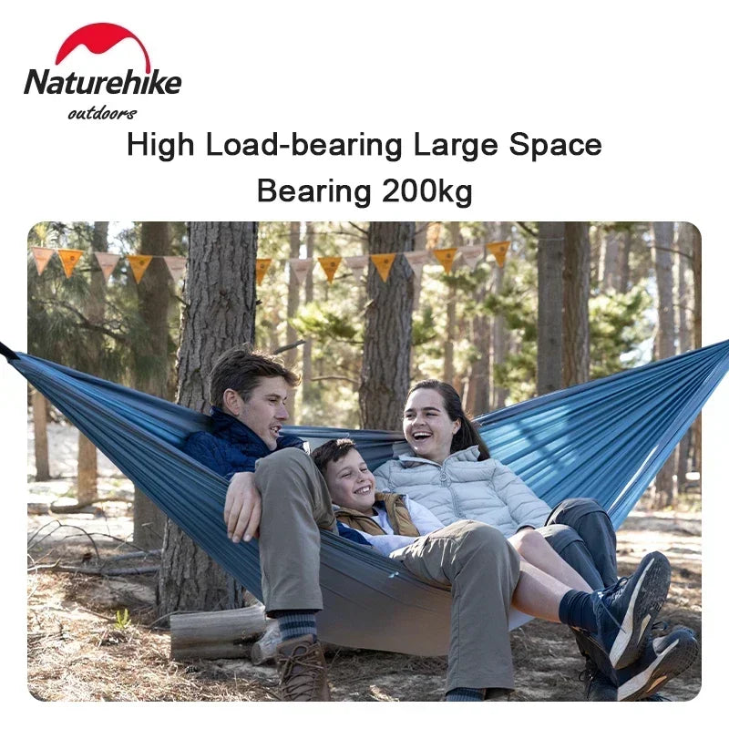 Naturehike Swing Hammock 1 2 Persons Ultralight Foldable Outdoor Adult Hammock Portable Swings Hanging Bed Park Camping Hammocks