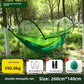 Nylon Spun Hammock Ultra-light Nylon Parachute Color Matching Single Double Outdoor Hammock Camping Cross-border Camping Swing