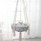 Pet Cat Hammock Cat Swing Hand Woven Cotton Rope Cats Hanging Basket Kitten Hanging String Den Indoor Pend Nest Pet Supplies