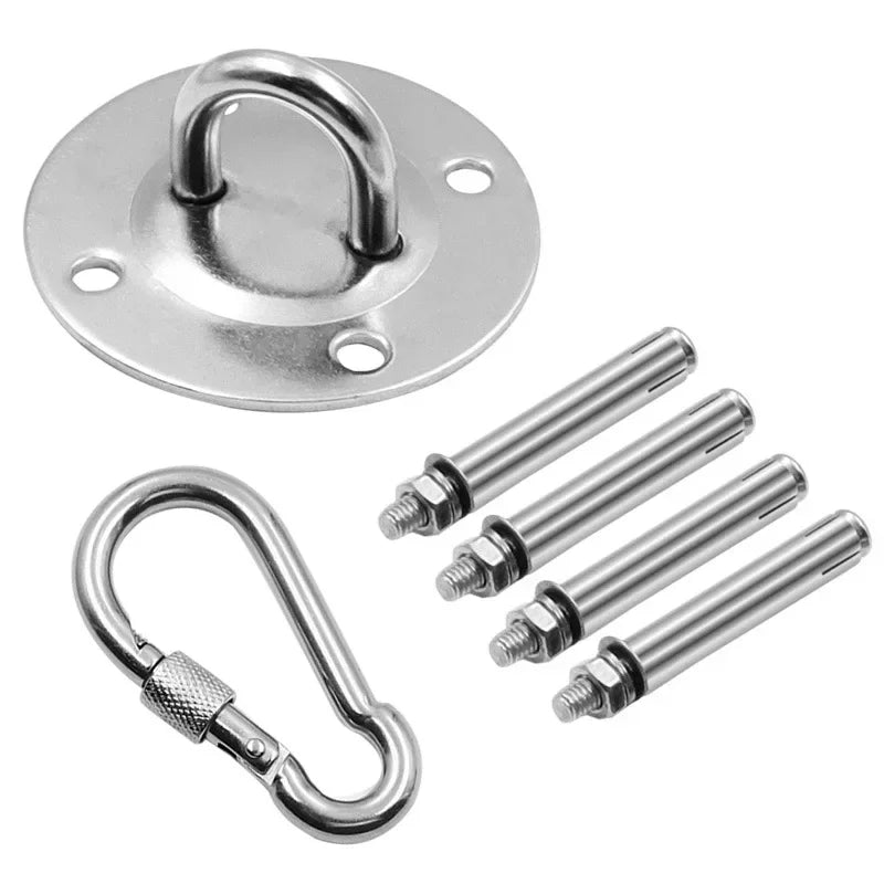 Heavy Duty Swing Hooks Hammock Wall Mount Anchor Hooks Ceiling Hook With 4 Screws Aerial Yoga Sandbag Swing Gym Accessories