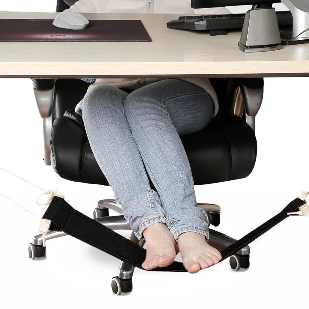 Hammock For Office Adjustable Height Portable Under Desk Foot Rest Home Foot Resting Hanger Desk Feet Hammock Office Supply