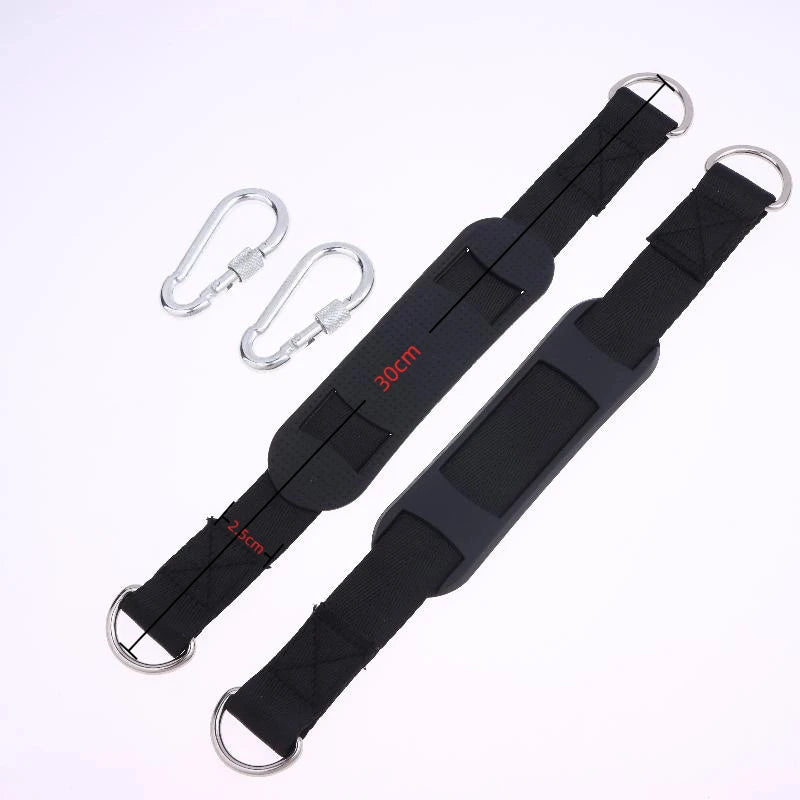 2Pcs Heavy-duty Hammock Straps with Steel Alloy Hooks, Enjoy Outdoor Hiking/Camping with these Hammock Accessories