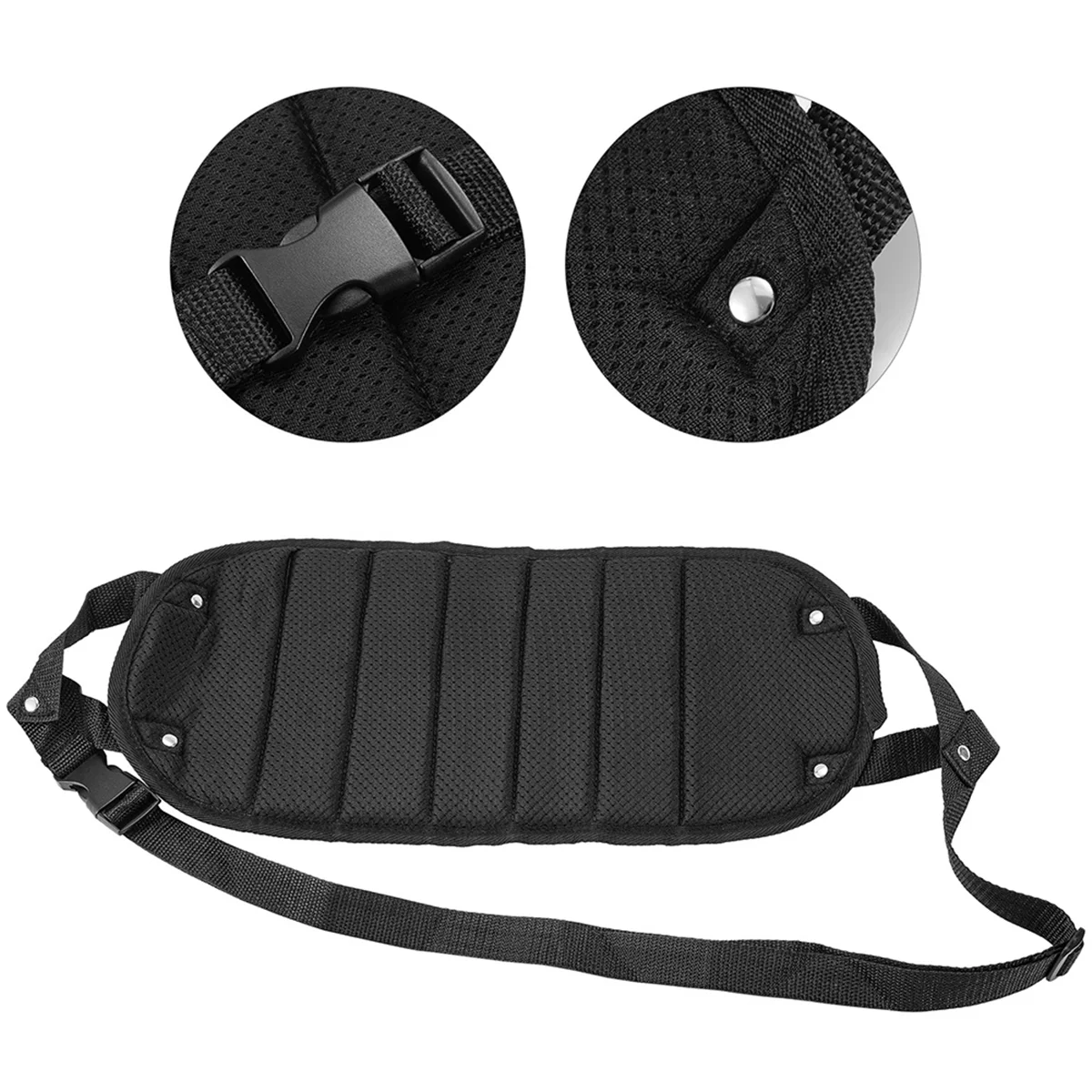 ABFA Office Pain Relief Foot Hammock Travel Foam Flight Airplane Adjustable Pillows Portable Footrest Leg Hammock Folding