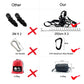 300x140cm Single Camping Hammock Lightweight Parachute Hammock with 2 Tree Strap 2 Hooks  Lightweight Portable Camping Hammock