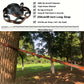 Colorful block nylon hammock with mountain buckle - Durable outdoor camping and travel equipment, including straps