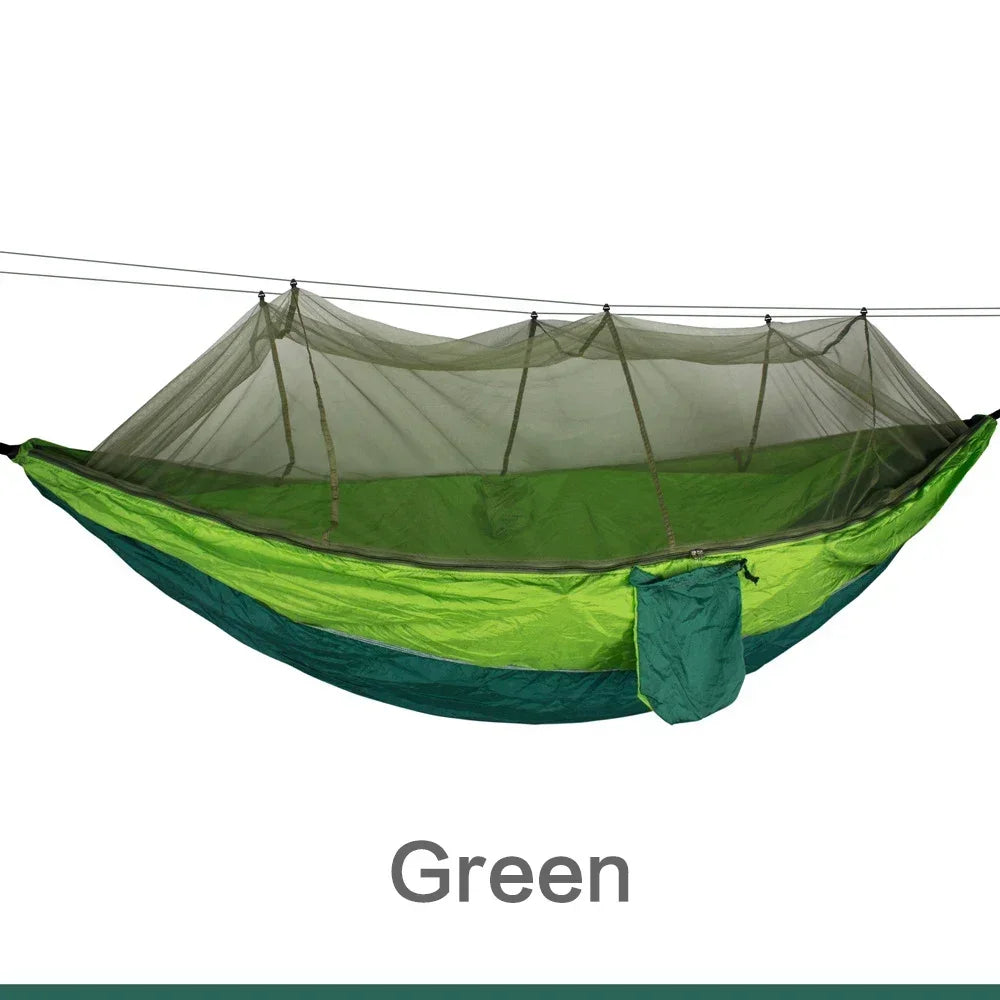 Ultralight Parachute Hammock Hunting Mosquito Net Double Person Camping Leisure Hamak Drop-shipping Outdoor Furniture Hammock