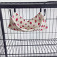 햄스터 Pet Hammock Cotton Hamster Mouse Hanging Bed Small Pet Hamster Rabbit Double Layer Warm Sleep Nests Hanging Hammock Supplies