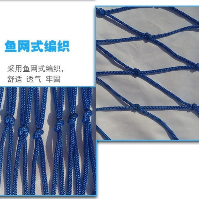 Outdoor Supplies Thick Mesh Camping Hammock Nylon Rope Single Hammock Nylon Rope Hammock Mesh Hammock