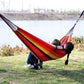 Canvas Single Hammock Outdoor Camping Indoor Children's Swing Thickened Striped Hammock
