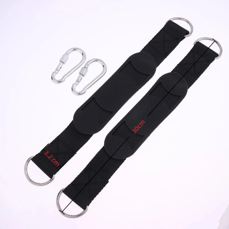 2Pcs Heavy-duty Hammock Straps with Steel Alloy Hooks, Enjoy Outdoor Hiking/Camping with these Hammock Accessories
