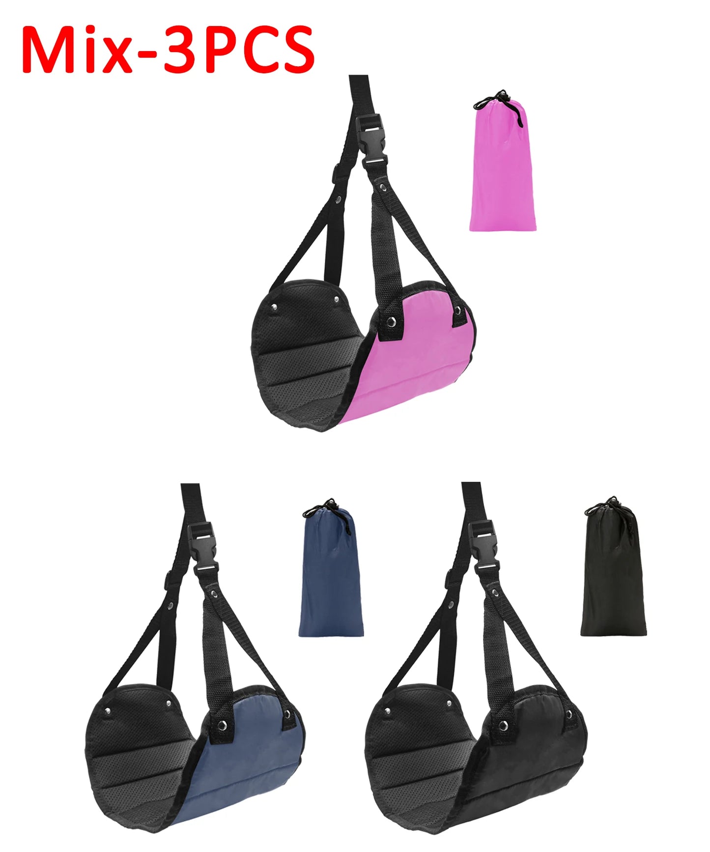 1/3PCS Travel Footrest Hammock Portable Leg Rest for Office Airplane and Train Comfortable Foot Strap Travel Essential