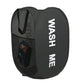 Portable Mesh Pop Up Laundry Hamper Wide Opening Breathable Collapsible Space-Saving Laundry Basket Dorm Travel Bathroom Items