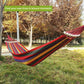 Cotton Hammock Portable Camping Suspended Sturdy Garden Hammock Comfortable Fabric Hammock Outdoor/indoor Terrace Backyard