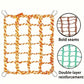 1 pcs Trending Pet Hammock Net Sturdy Braided Bed for Small Pets Parrots Guinea Pigs Fun Hanging Play Sleep Gear