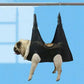 Hanging Pet Beauty Hammock Anti Bite Anti-Scratch Pet Hammock Restraint Bag with Hooks Breathable Cat Grooming Hammock