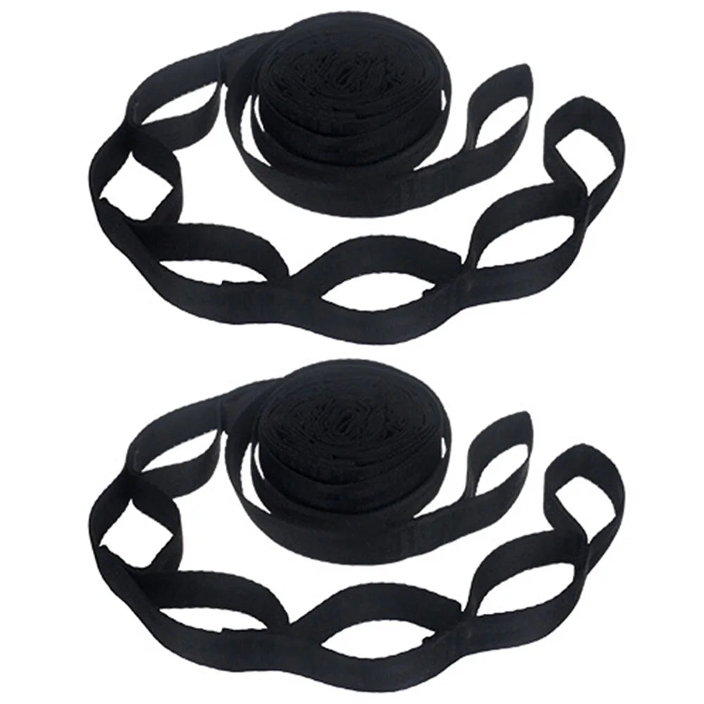 2/1PCS High Bearing Capacity Hammock Straps Breaking Strength Polyester Hammock Belt Rope With Ring Buckle Camping Accessories