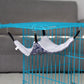 햄스터 Pet Hammock Cotton Hamster Mouse Hanging Bed Small Pet Hamster Rabbit Double Layer Warm Sleep Nests Hanging Hammock Supplies