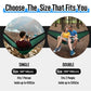 Camping hammocks with double and single portable hammocks with straps lightweight nylon parachute hammocks suitable for outdoor