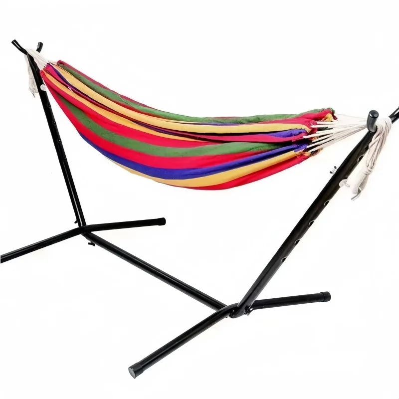 Outdoor Camping Hammock Frame Detachable Easy To Carry Reinforcement Stabilization Iron Floor Bracket Indoor Outdoor Furniture