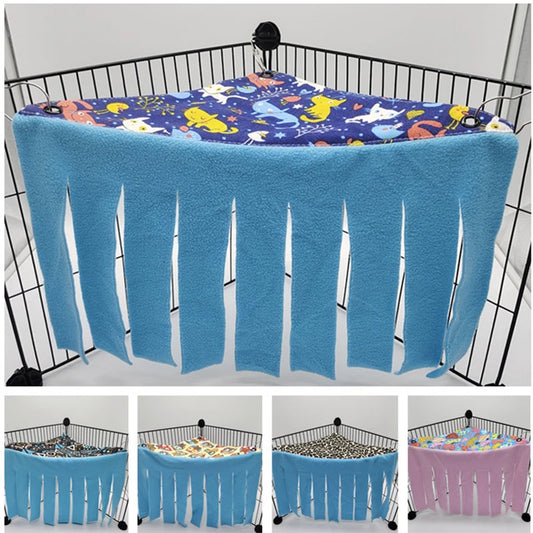 Hamster Hammock Dutch Pig Rabbit Universal Tassel Corner House Dodge Tent Nest Little Pet Hidden House and Multifunctional Use