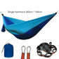 Camping hammocks with double and single portable hammocks with straps lightweight nylon parachute hammocks suitable for outdoor