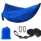 Single Person Portable Outdoor Camping Hammock With Nylon Color Matching Hammock High Strength Parachute Fabric Hanging Bed
