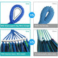 Vibrant Colorful Stripe Double Hammock  Durable Comfortable with Spreader Bar All Inclusive Carry Bag for Easy Setup Perfect