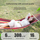 Hammock Outdoor Single Double Swing Indoor Thickened Anti-Rollover Canvas Camping Simple Elegant Red and White