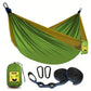 270cm Outdoor Camping Hammock Nylon Parachute Fabric Single Person Portable Hanging Bed Camping Hiking Garden Hammock