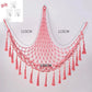 Plush Toy Hammock Large Capacity Stuffed Animals Organizer Net Macrame Tassels Boho Home Wall Decoration Hanging Basket