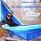Single Person Portable Outdoor Camping Hammock With Nylon Color Matching Hammock High Strength Parachute Fabric Hanging Bed
