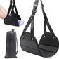 Airplane Footrest With Adjustable Strap, Portable Hammock Leg Rest, Perfect Travel Accessories