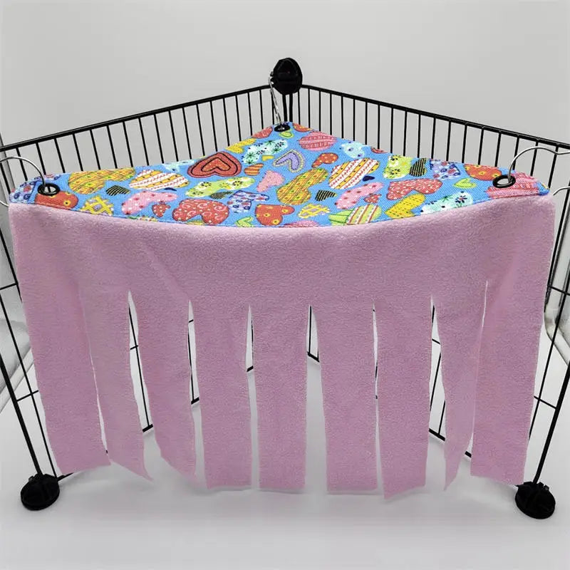 Hamster Hammock Dutch Pig Rabbit Universal Tassel Corner House Dodge Tent Nest Little Pet Hidden House and Multifunctional Use