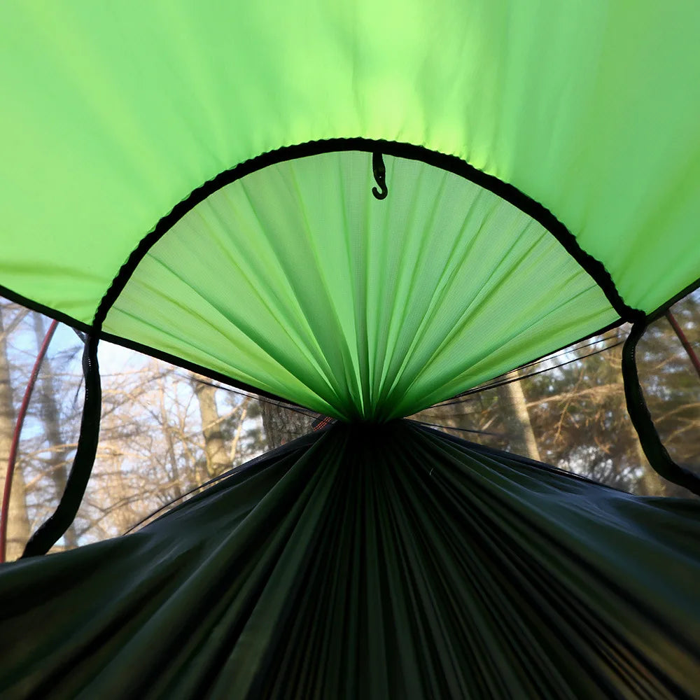 Outdoor Hanging Furniture Sleeping Survival Portable Hammock With Mosquito Net Camping Equipment Tent Travel For Leisure Hammock