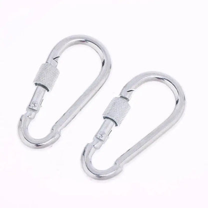 Premium 2-Set Hammock Swing Hanging Belt with Durable Steel Alloy Hooks for Outdoor Activities
